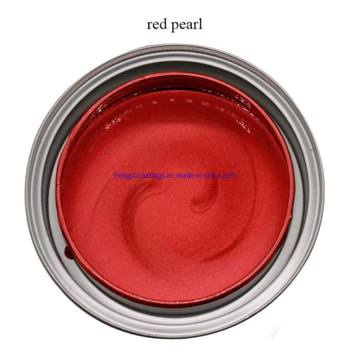 OEM High Flash Good Effect Acrylic Car Paint High Application Auto Paint HS 1K Red Pearl P012