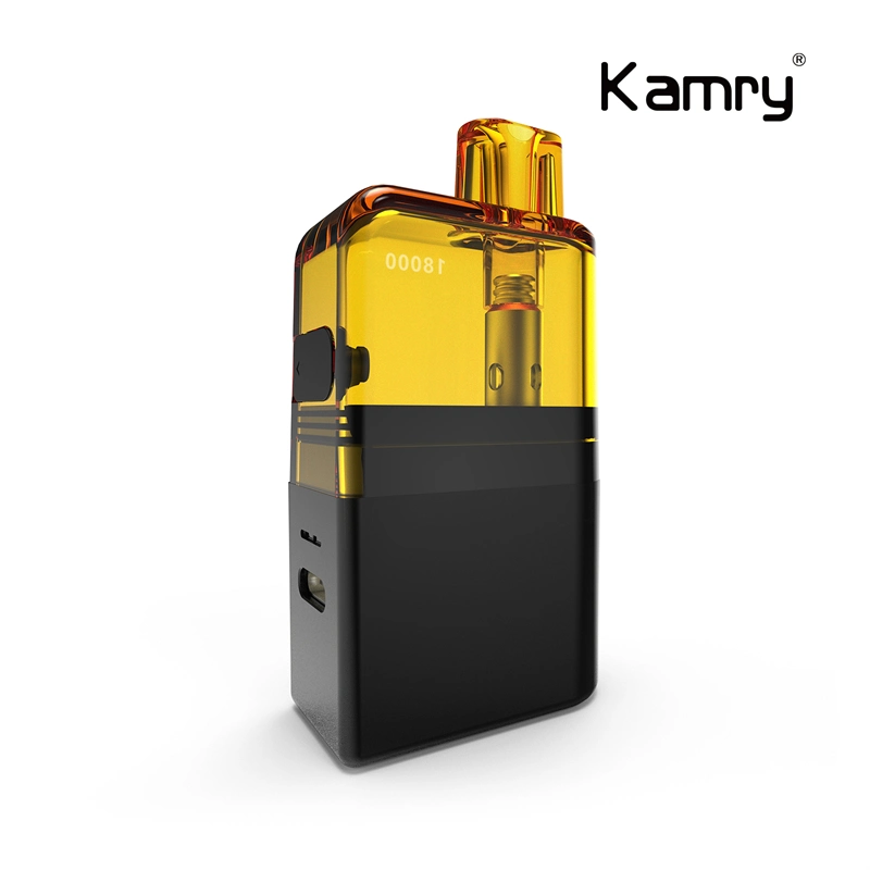 Kamry Bar Self Modeling Disposable/Chargeable Vape Refillable Pod 18000 Puffs Wholesale/Supplier Disposable/Chargeable Atomizer