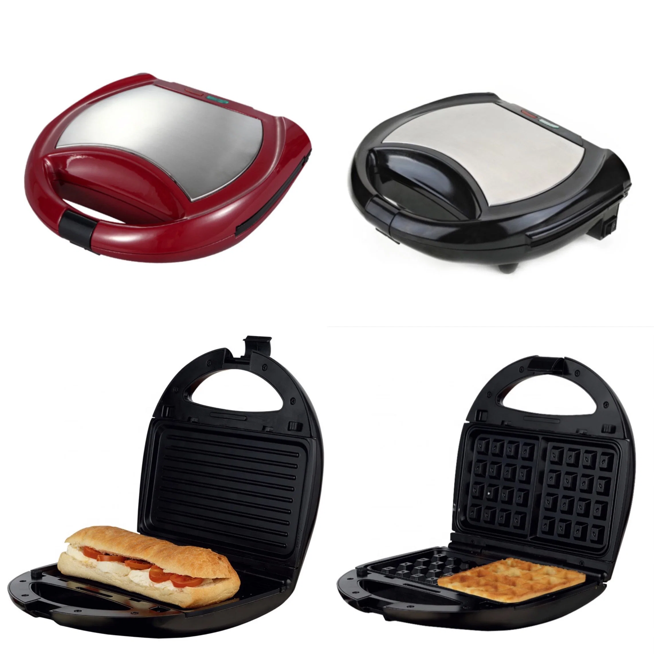 750W 3 in 1 Panini Press Grill Sandwich Maker Grill Maker Home Waffles Baker