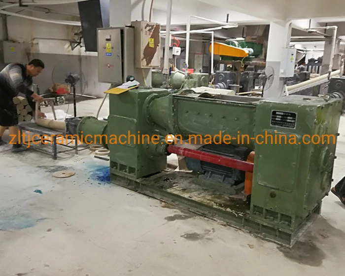 Tczl25 Model Ceramic Clay Raw Material Processing 3-5t/H Capacity Two Shaft Type Carbon Steel De-Airing Auger Mill of Porcelain Tableware Manufacturer Industry