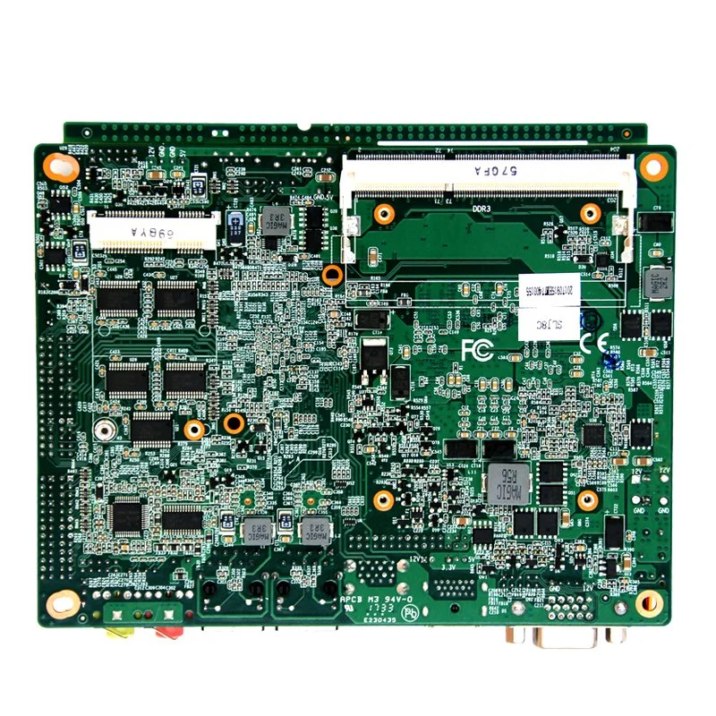 Chipset Intel G3 de arena móviles/Ivy Bridge hm77 QM77 I5-3210 a bordo de la pantalla Dual DDR3 de 1*2*6*COM LAN WiFi/4G/GPS/mini de 3,5 pulgadas de la tarjeta SIM Tarjeta madre