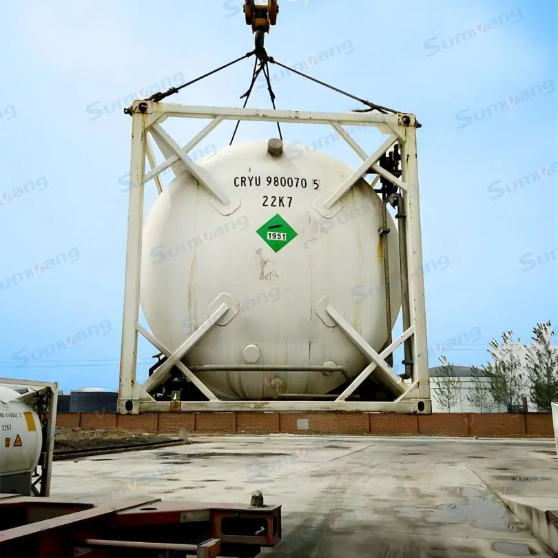 Factory Supply ISO Tank Container Industrial Grade N2o Gas 99.9%