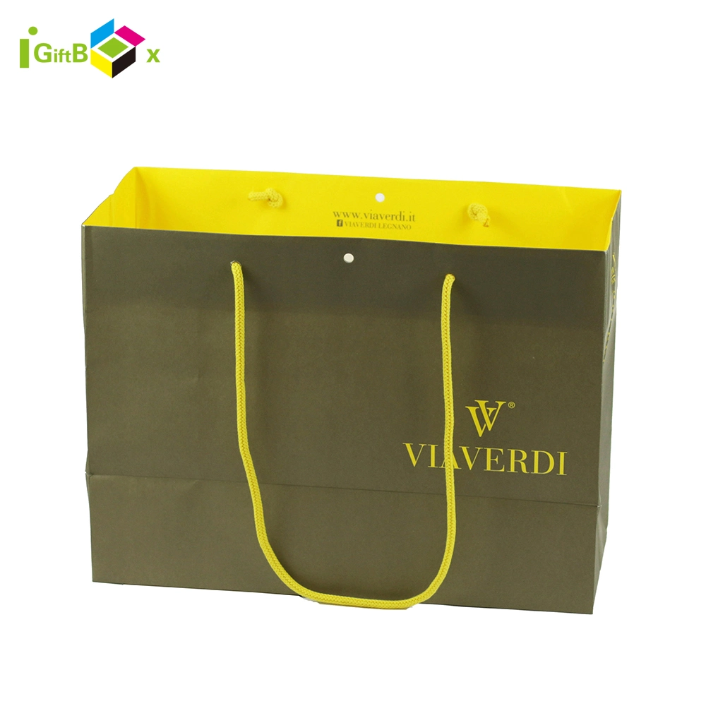 Personalized Custom Printed Luxury Paper Gift Carrier Bag