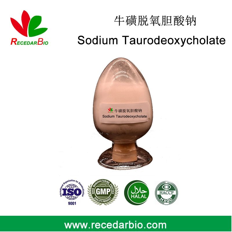 Raw Powder CAS 1180-95-6 Taurodeoxycholic Acid Sodium or Sodium Taurodeoxycholate