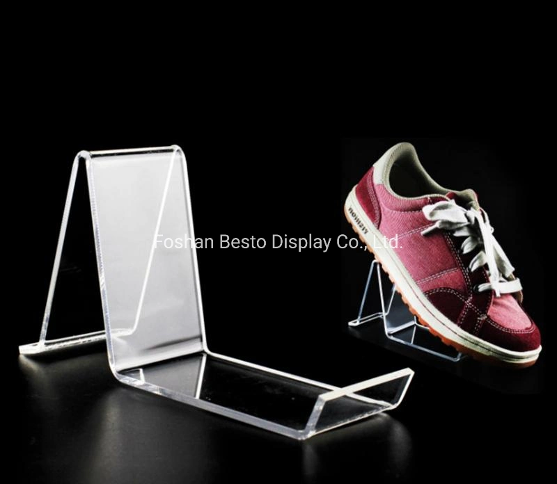 Freestanding Crylic Shoe Display Stands Rack for Various Shoes Display or Storgae