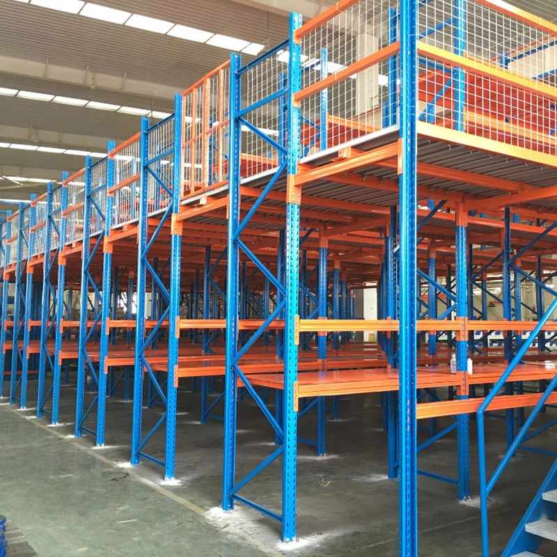 Warehouse Industrial Shelf Multi Level Storage Mezzanine Platform Steel Pallet Racking System Floor Rack (Mezzanine)