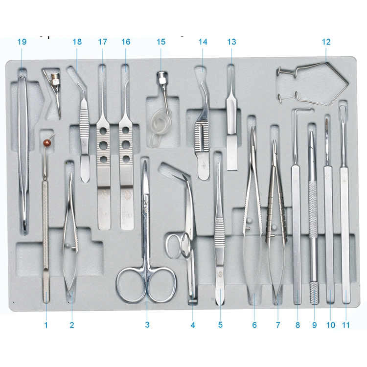 Szy-Cbm19 Ophthalmic Operation Instrument Set