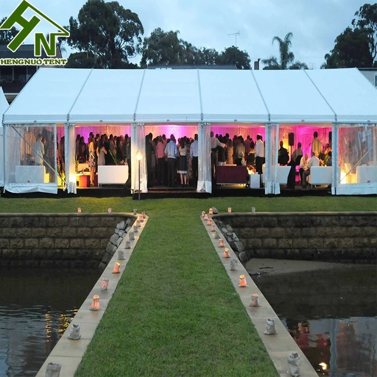 Banquet de mariage romantique prix d'usine blanc tente de renom