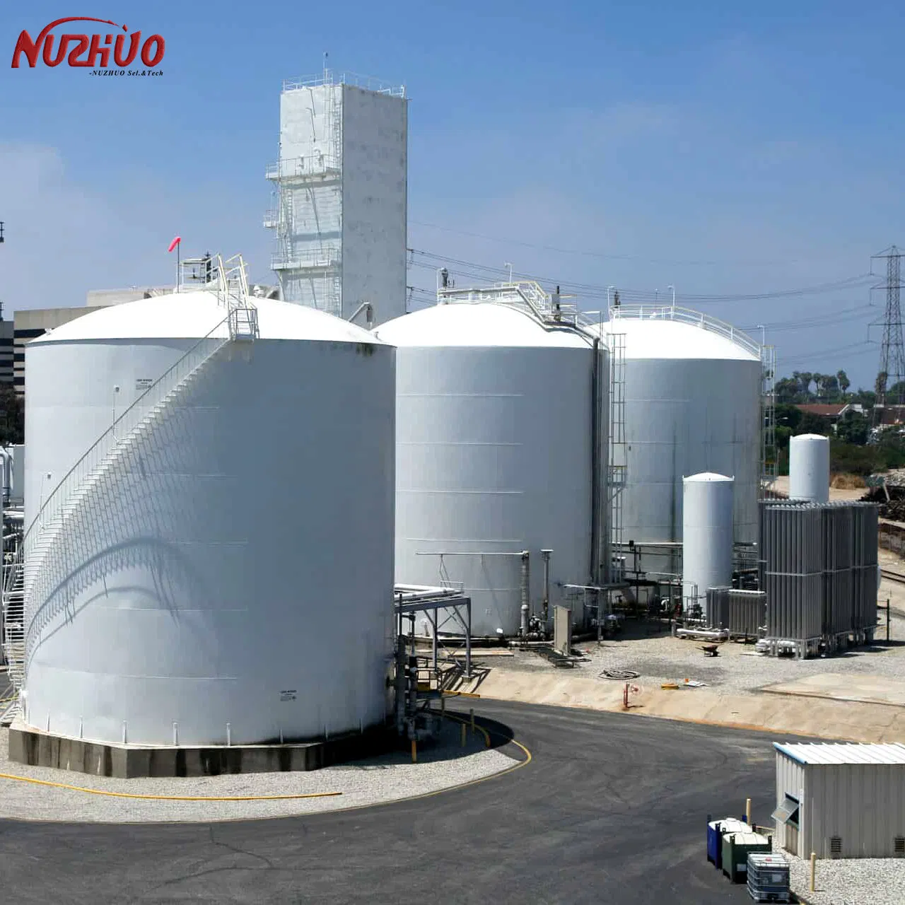 Nuzhuo 99.7% Purity O2 Production Cryogenic Oxygen Gas Production Plant