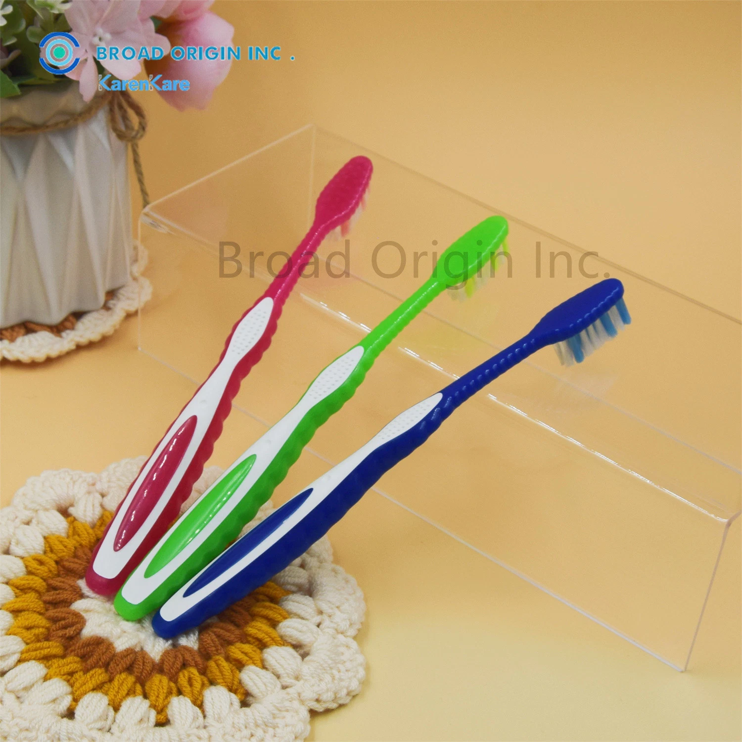 Logo OEM brosse à dents pour adulte brosse dentaire nettoyage