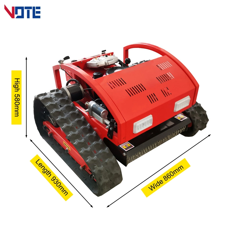 Multifonction Jardin Machine de Coupe Intelligente Portable à Essence Mini Petite Tondeuse à Gazon à Chenilles Télécommandée Robot Électrique sans Fil