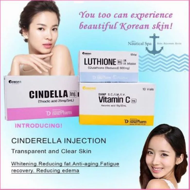 Luthione Vitamin C + Cindella Whitening Injection for Skin