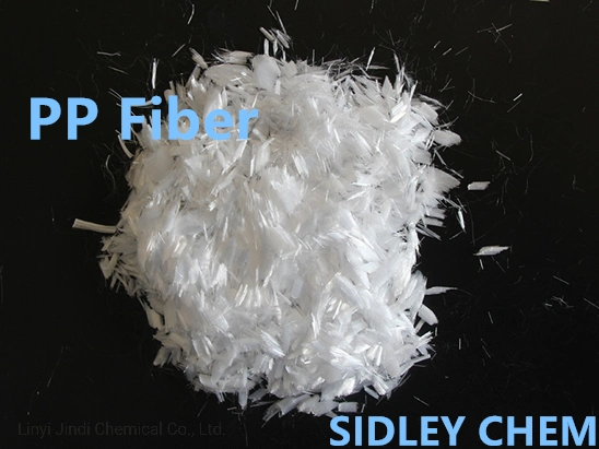 PP Fibre polypropylène Anti-Crack Macro de fibres synthétiques de haute résistance