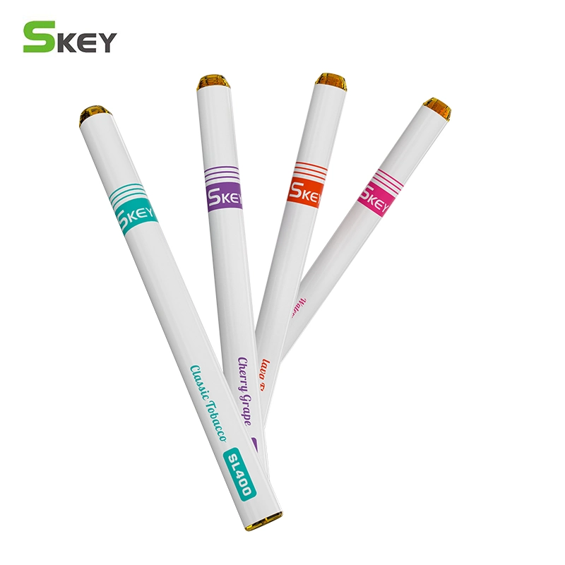 Mexico Wholesale/Supplier Lowest Price Skey SL400 1.8ml Disposable/Chargeable Vape 400 600puff Mini Pen with Tpd