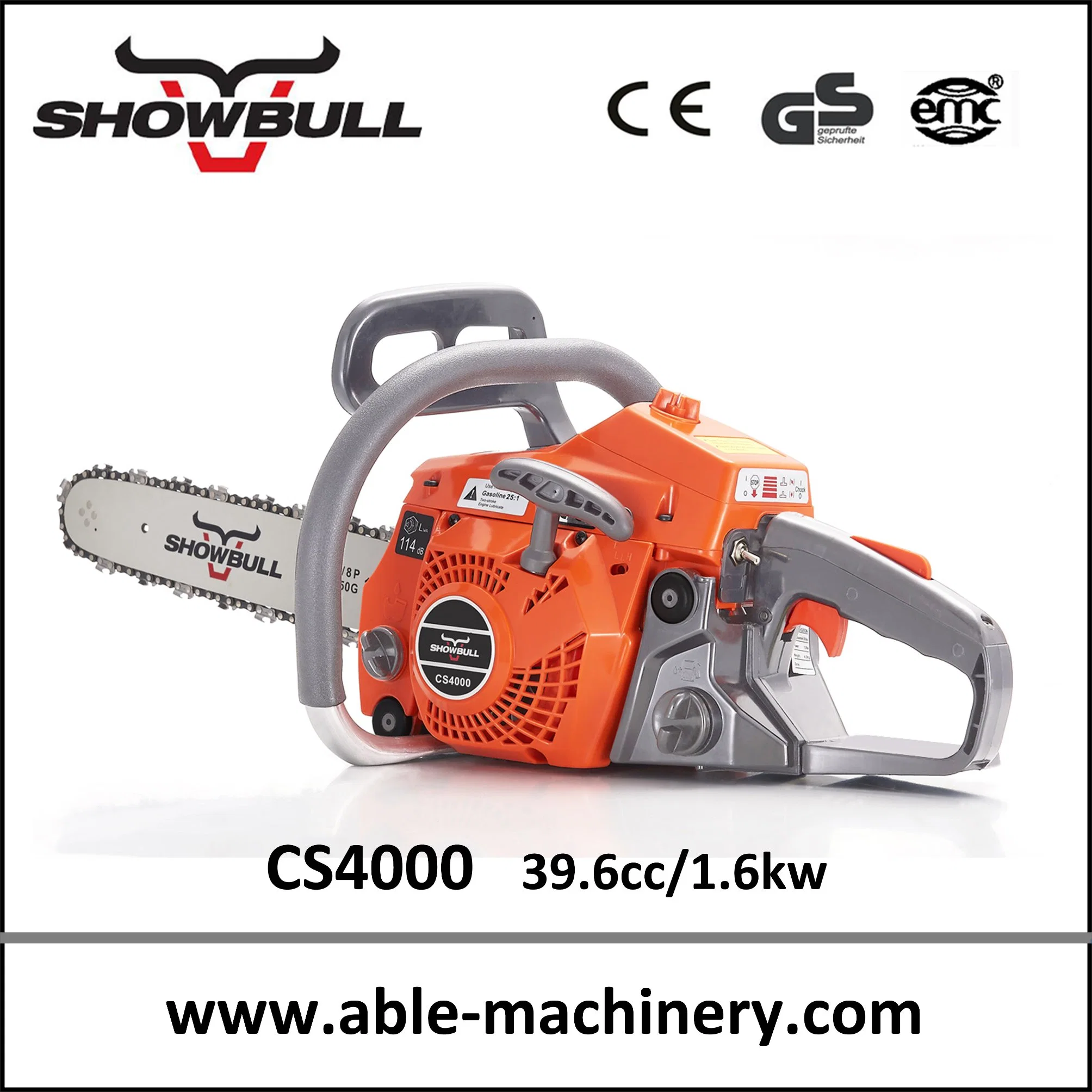 Barato gasolina Chainsaw 4000 para la venta, herramientas de jardín para el corte de madera