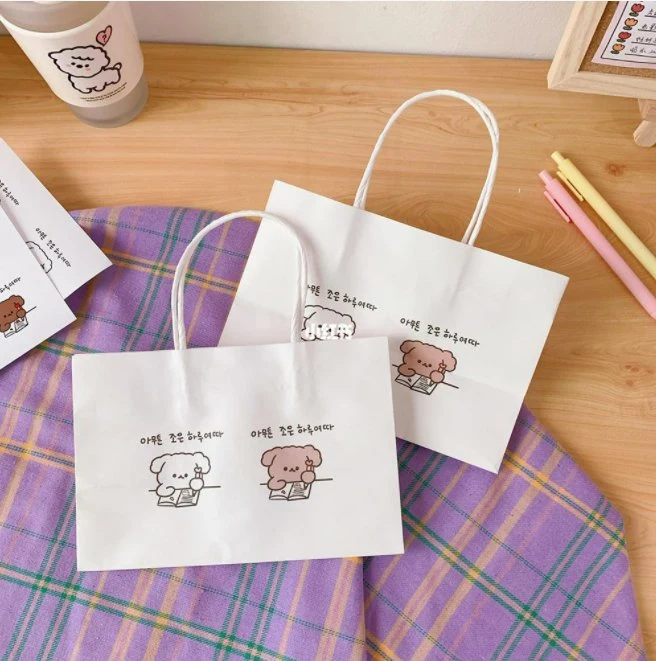 Customized Shopping Bags with Recycled New Material Stone Paper