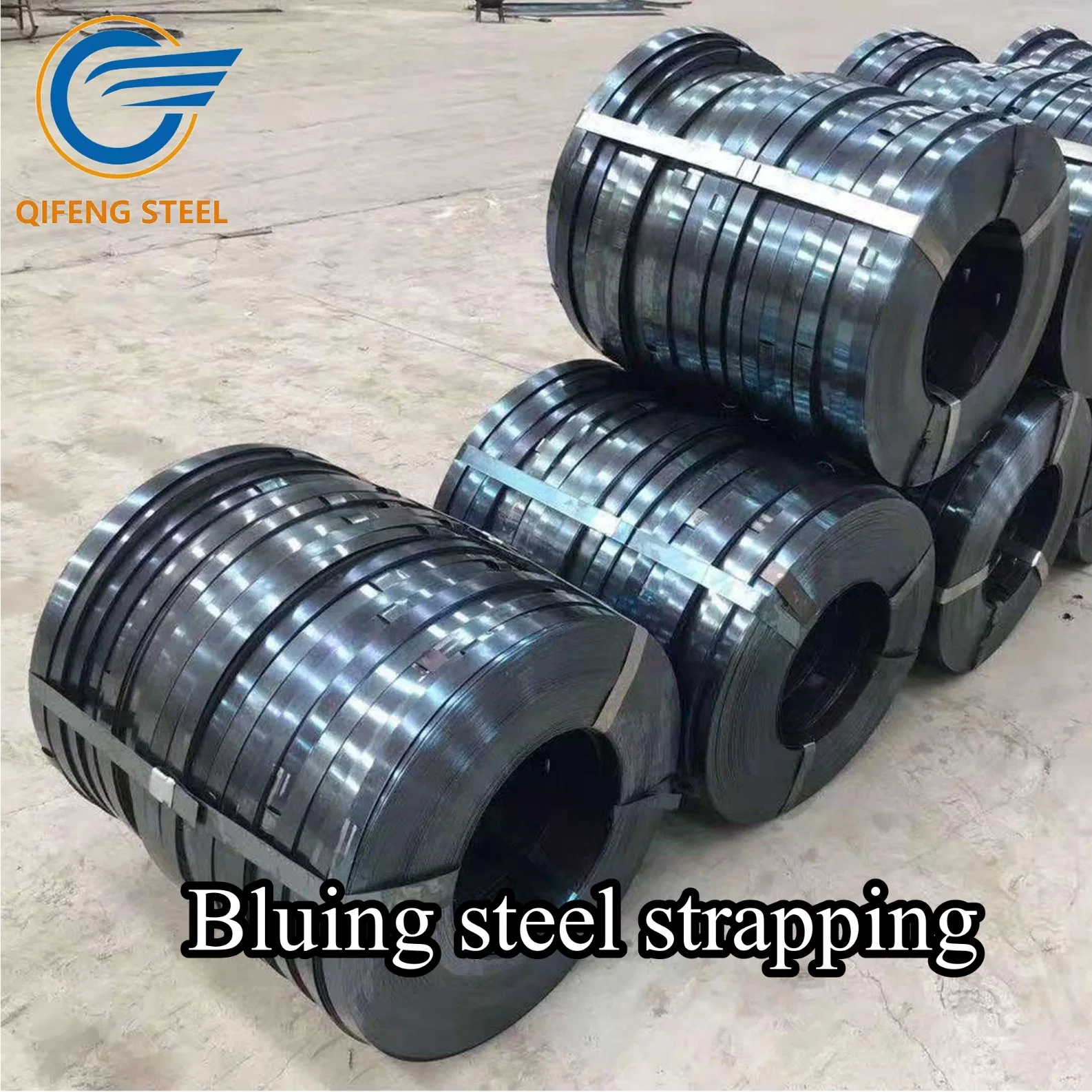 D46b Q235 B235 High Tensile 650-950MPa Cold Hot Rolled Blue Black Green Tensile Galvanized Carbon Steel Band Strip Steel Packing/Belt/Strapping