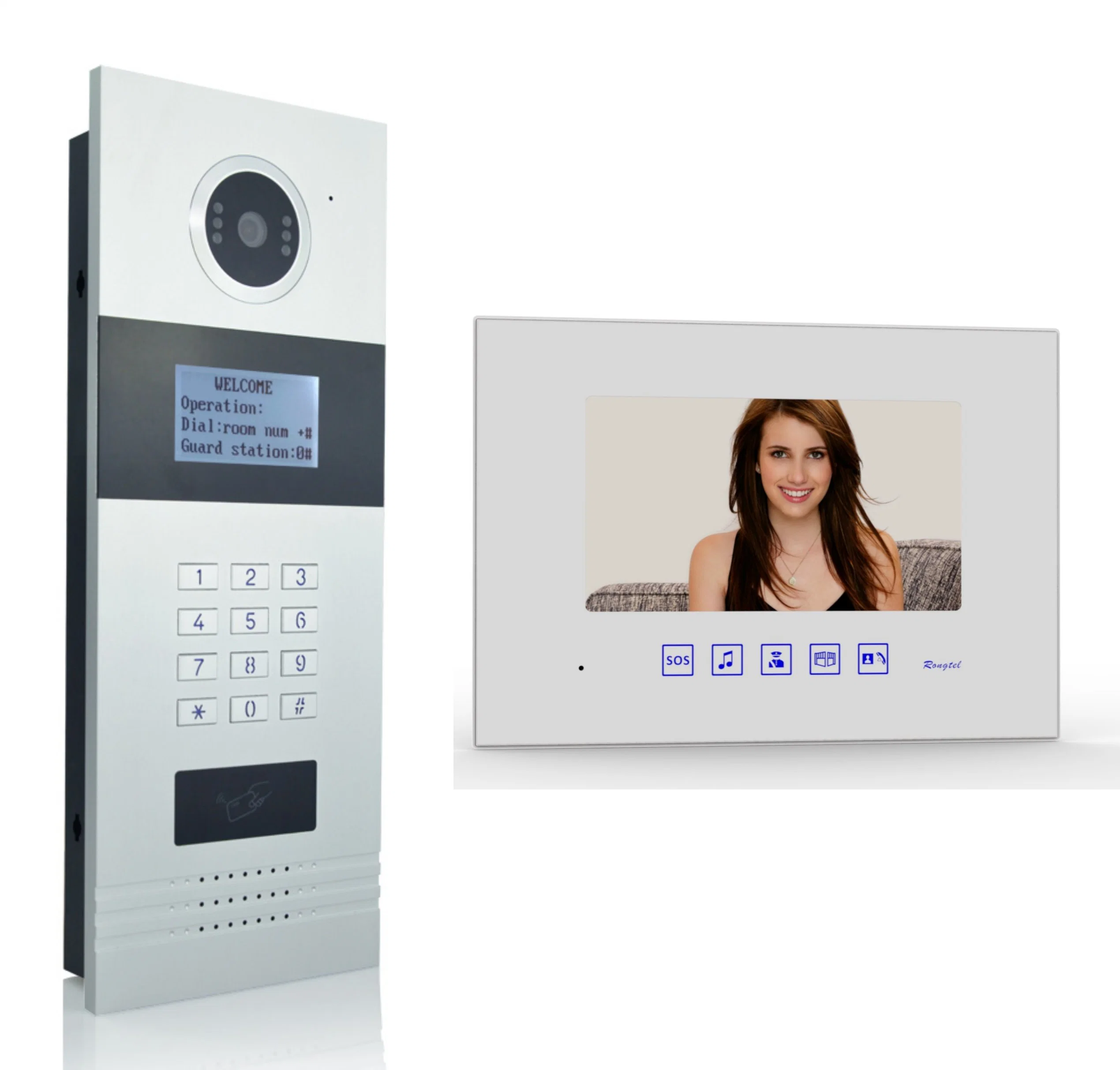 Touch Keypad Access Control, Multi Apartment Video Doorphone Intercom System