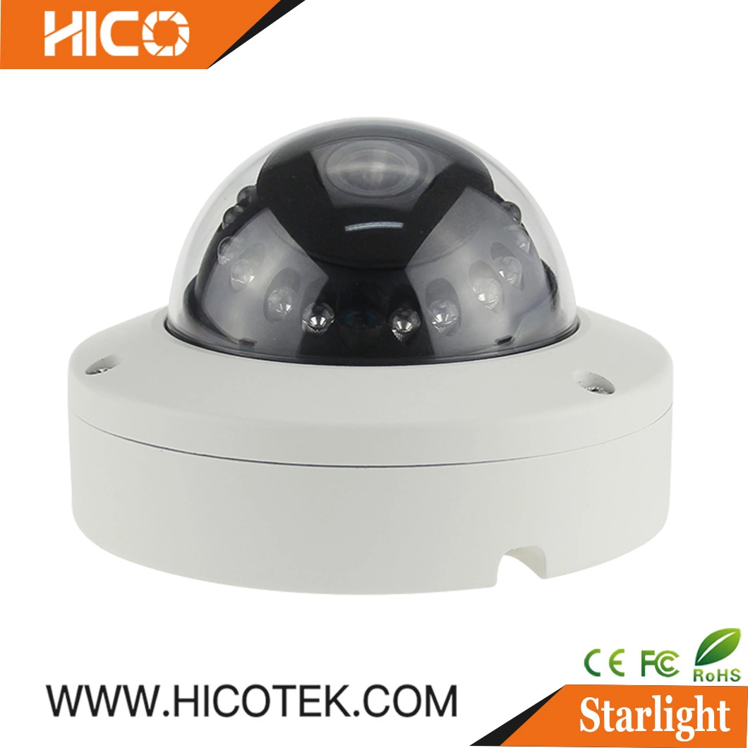 Hicotek High-End Ik10 Advanced 2MP Vandalproof IP67 IR in Dome PC Internal Vandal Cameras for Outdoor Use