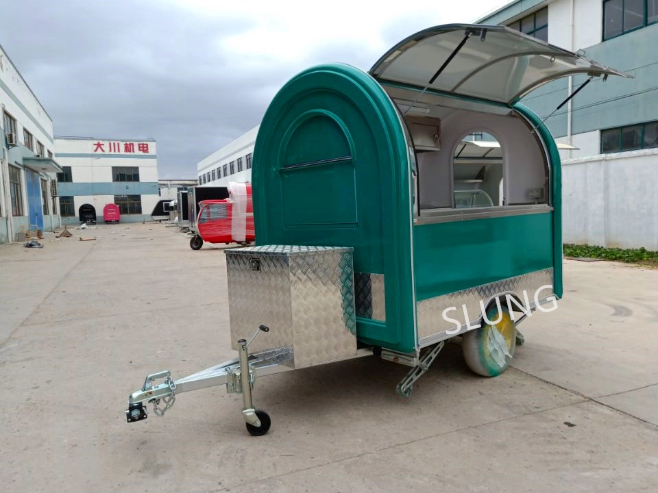 Prix de gros cuisine mobile avec l'équipement de cuisson Camper Panier/ Hamburger Pizza camion tracteur de crème glacée Camping