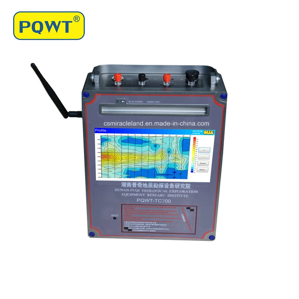 600m de profundidad multifunción portátil Detector de agua (PQWT-TC700).