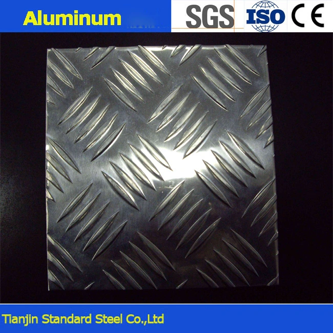 1060 5052 Aluminum Tread Checkered Sheet for Indoor Stairs