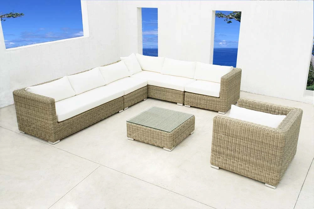 Modern Leisure Wholesale Custom Outdoor Garden Patio Home Rattan Sofa Set Furniture