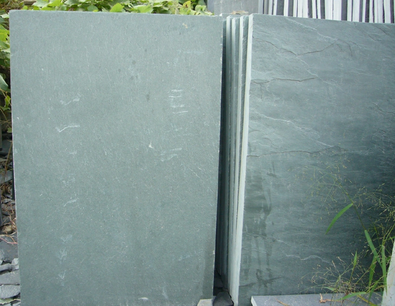 Techos verdes naturales de mosaico de pizarra pizarra de pared y el suelo