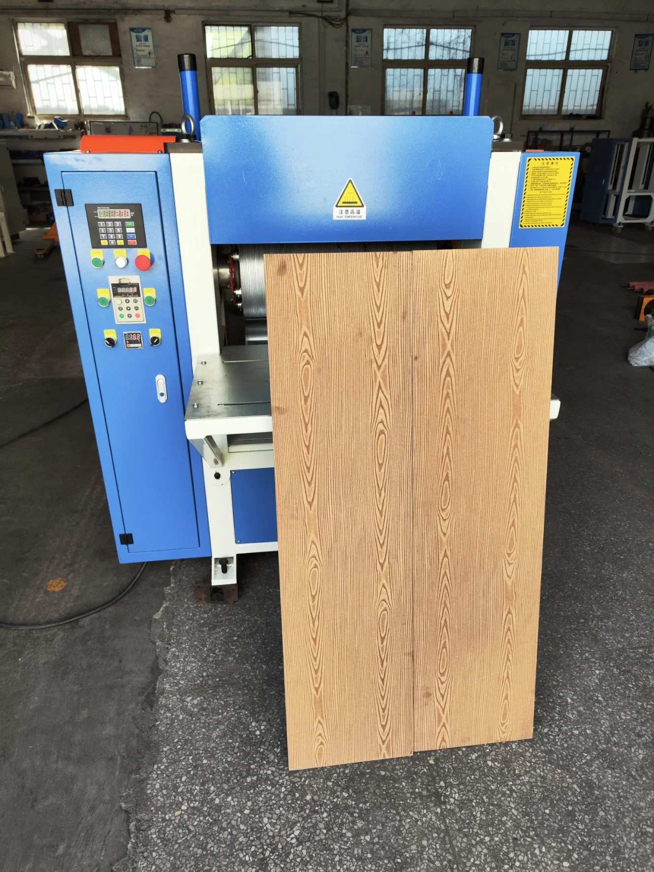 Wood-Plastic Wood Plate Wood Grain Embossing Machine