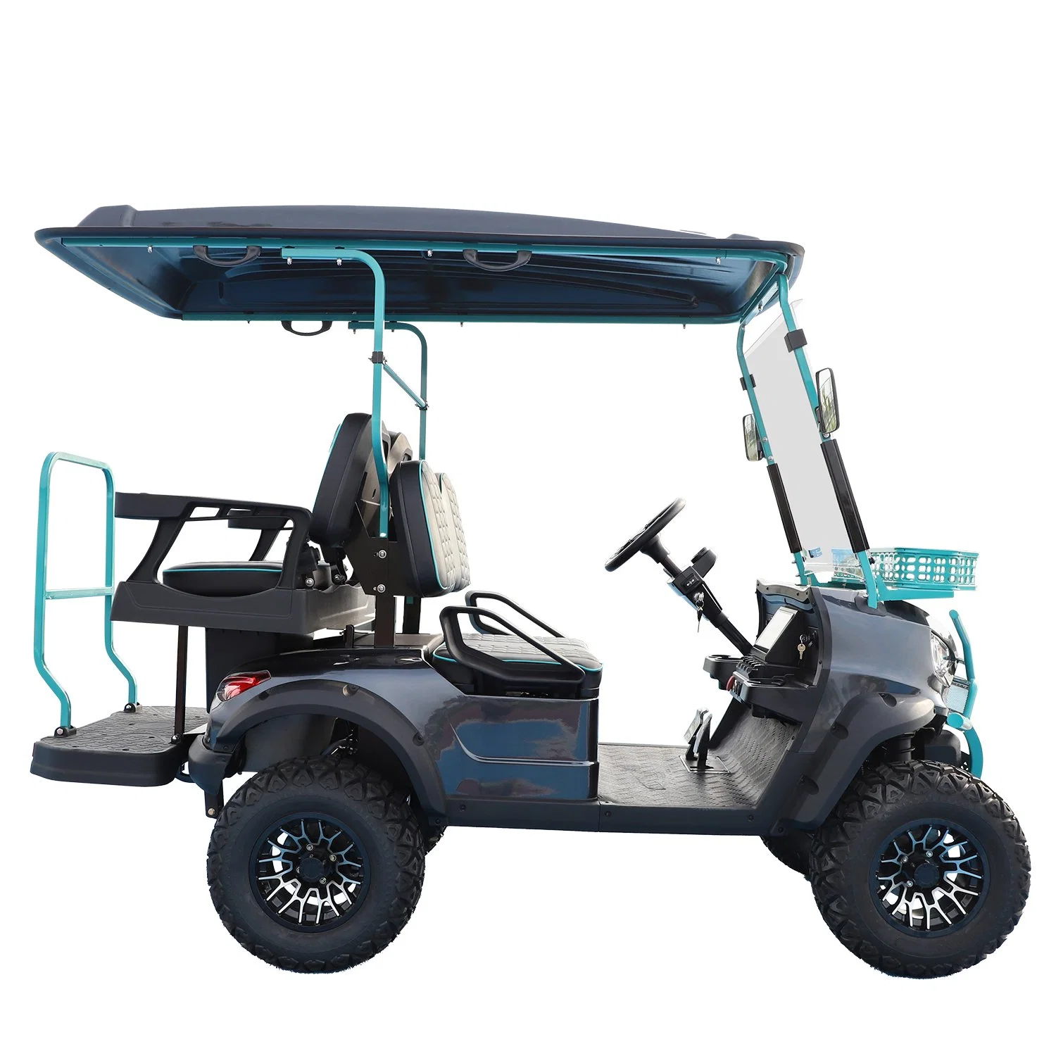 New Arrival Style B3.0 Luxury Seat Club Cart Electric Golf Buggy Hunting Car with CE DOT