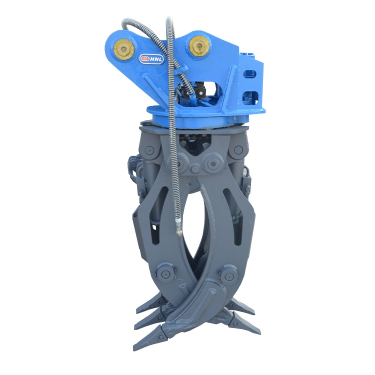 Catch Trees Excavator Small Excavator Log Hydraulic Grab Mechanical Claw Bucket Log Grapple