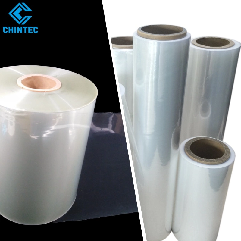 Packing Material Plastic Film Roll Bag Transparent Thermal Shrinkable Label Sleeve Wrapping Films PETG Polyethylene PE Polyolefin POF Shrink Film