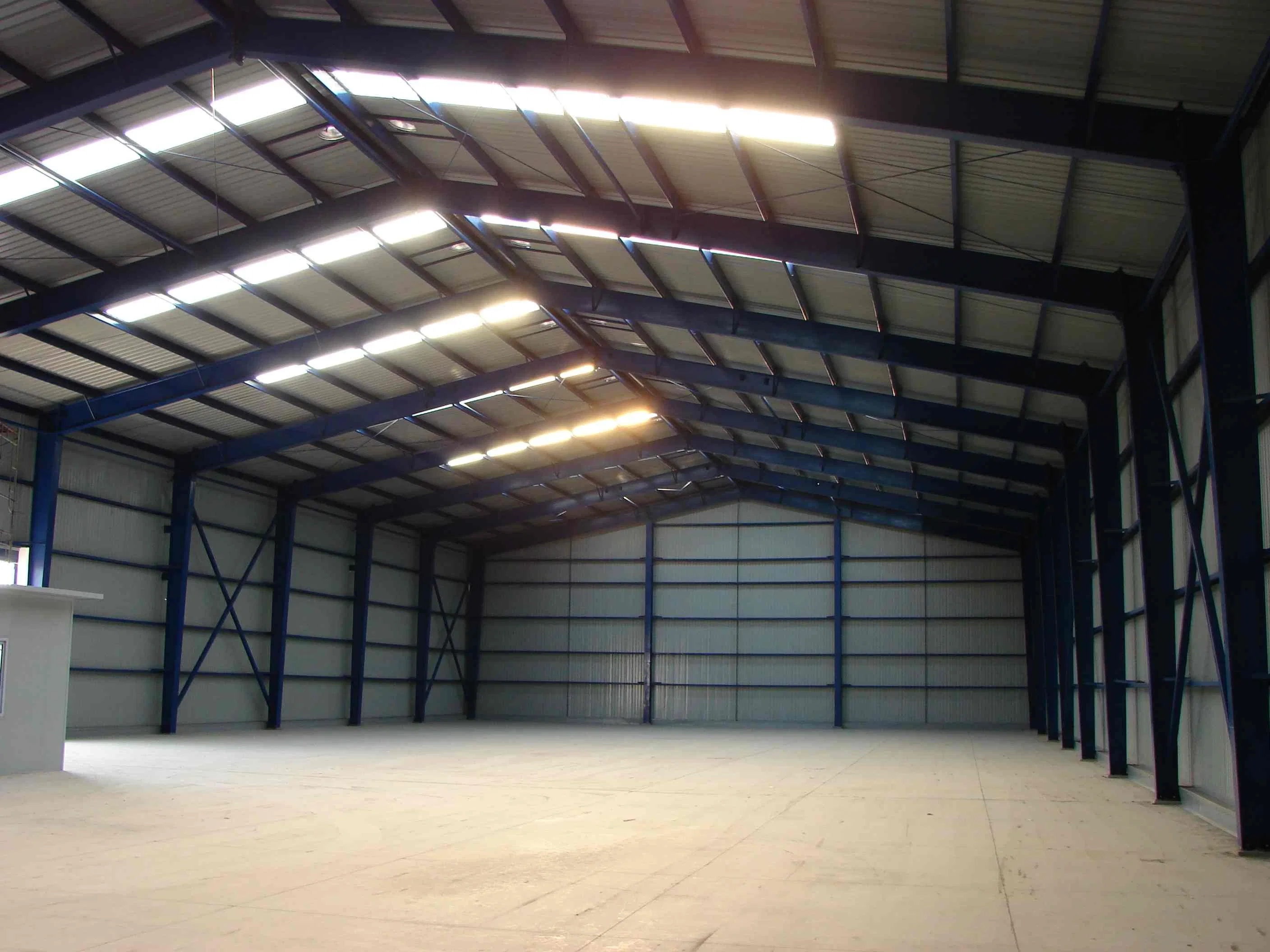 Farm Prefabricated Steel Structure Erection Structural Storage Warehouse Shed