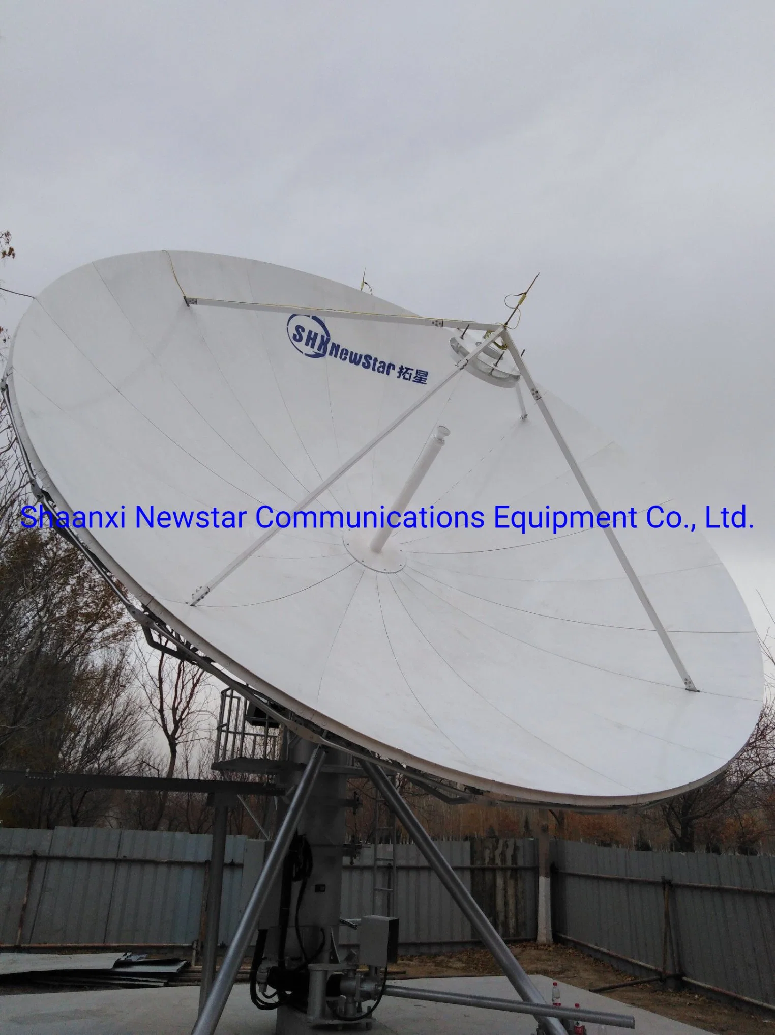 7.3m Big Size High Gain Earth Station Rx-Tx Communication Antenna