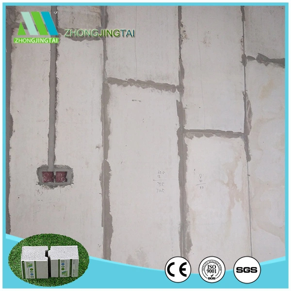 Flat and Straight Wall Board Fast Installation Anti-Earthquake EPS Cement Sandwich Panel/EPS Sandwich Panel for Internal Wall