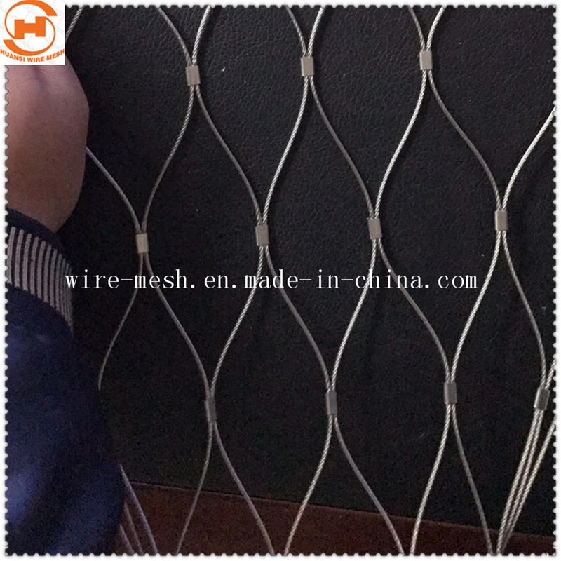 Hand Woven 304 Stainless Steel Rope Decorative Mesh Netting