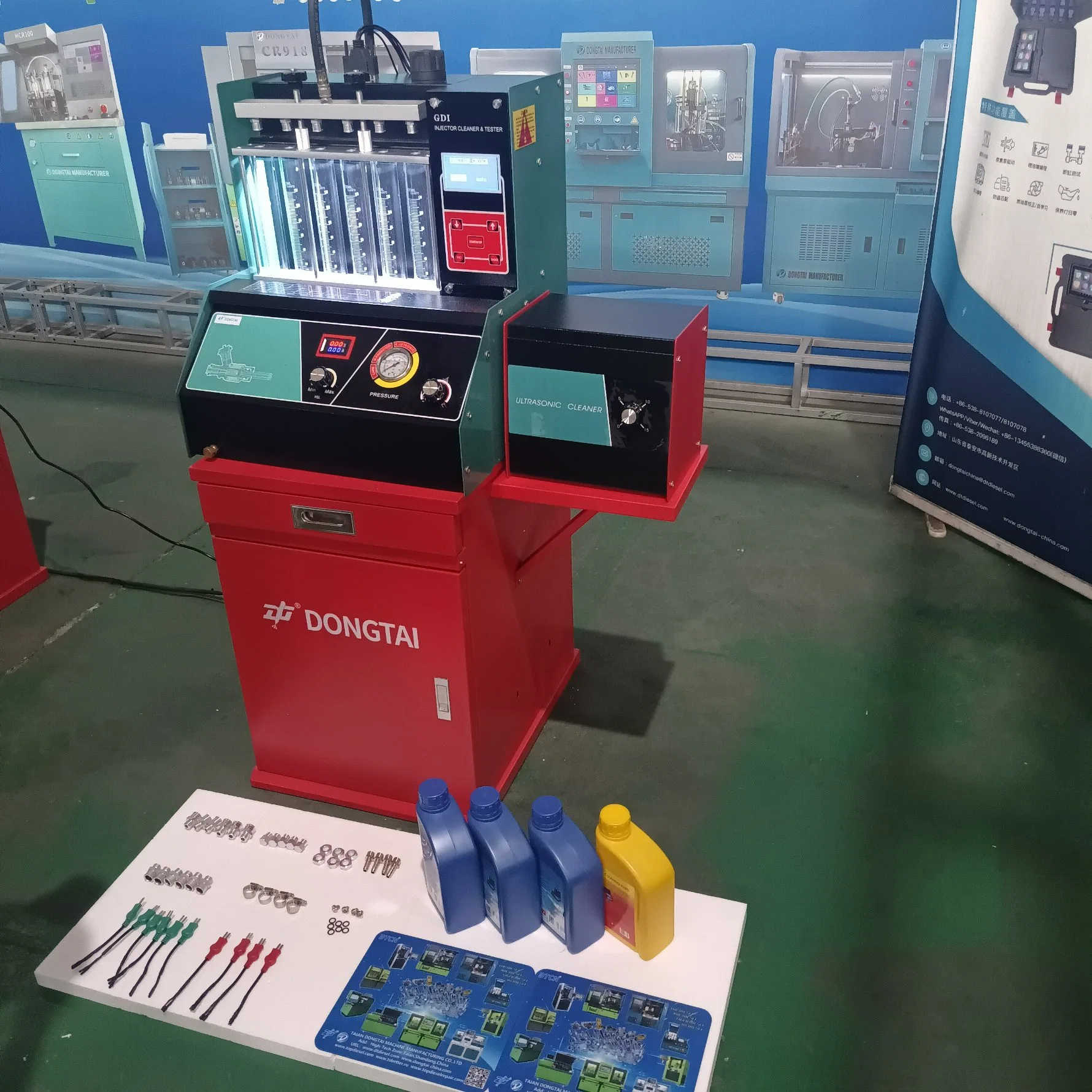 Dongtai Manufacturer Petrol and Gasoline Gdi-06 Automatic Injector Tester and Ultrasonic Cleaner