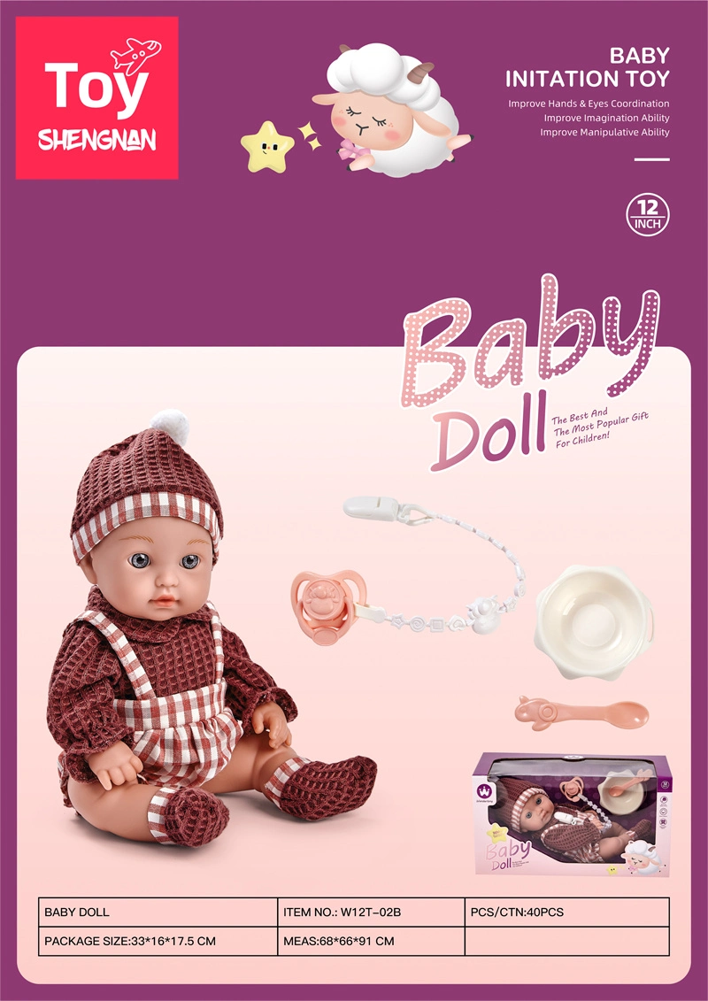 Baby Reborn Doll Toy Silicone Realistic Vinyl Soft Lifelike Multifunctional