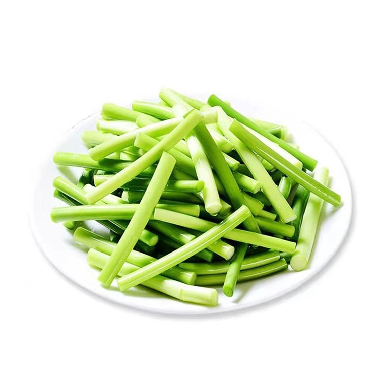 Organic New Crop Vegetable Frozen Young Green Garlic Sprouts Shoot