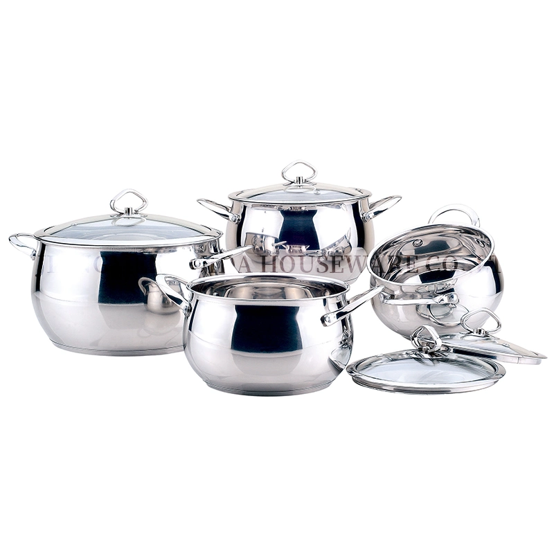 Big Belly Shape Stainless Steel Cooking Pot