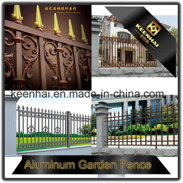 High quality/High cost performance  Decorative Customized Used Wrought Iron Aluminum Garden Fence Panels