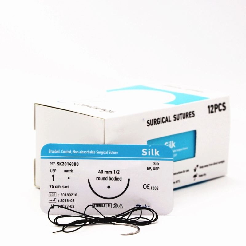 Medical Disposables Absorbable Surgical Suture with Needle