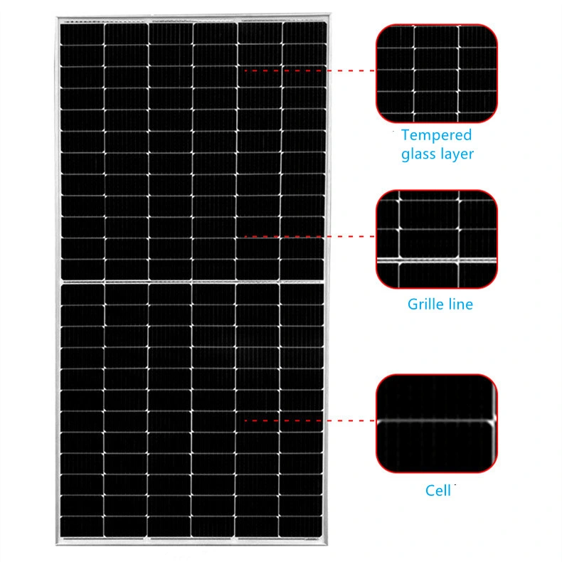 Solarplatten Plaza Solar PV módulo 400W 600W Mono Panel Solar 500W 48V Alemania Solar Panel 550 Watt 510wp 550W Solar Paneles