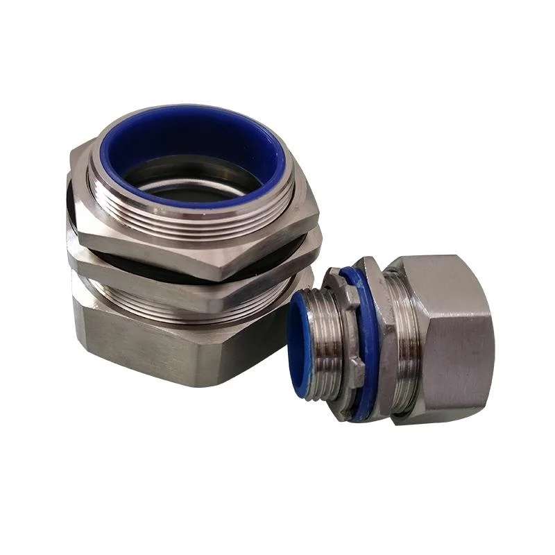 SS316 Flexible Conduit Fittings G4" Liquid Tight Connectors in Stock