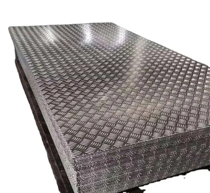 Mill Finish 3003 6061 Anti-Slip Plate Alloy Aluminum Diamond Tread Plate Embossed Aluminum Plate Aluminium Checkered Sheet