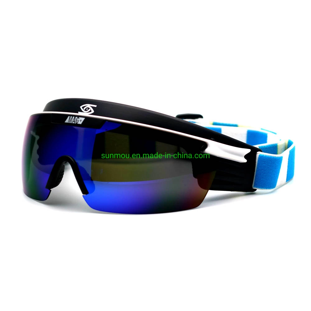 587+3 Factory Manufacturer Magnetic Interchangeable Lens Sports Goggles UV400 Protection Dustproof Motorcycle Glasses