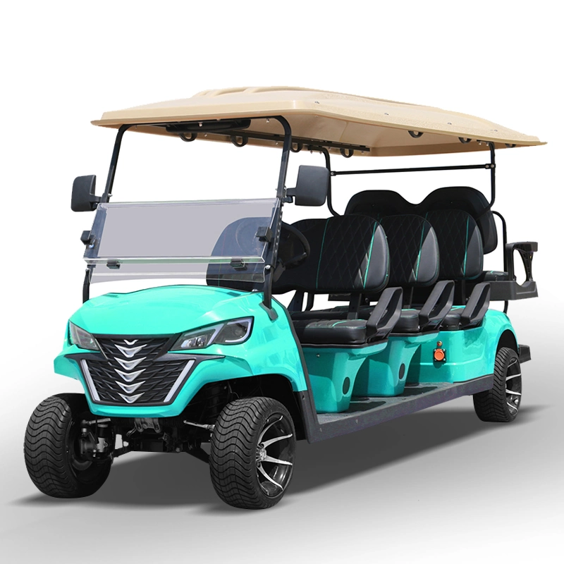6+2 مقاعد فورج G6+2 إصدار جديد صناعة لعبة غولف عربات الكهربائية عربة جولف