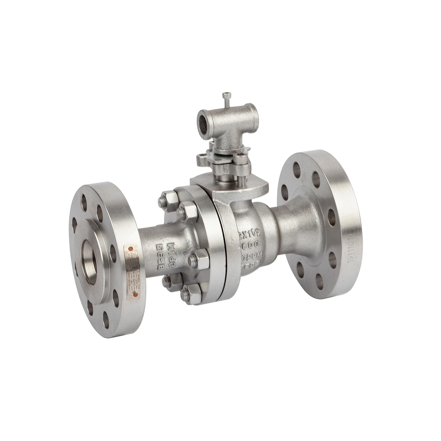 API 6D 2 PC Gear Operate Stainless Steel/Carbon Steel Floating/Trunnion Cast Ball Valve Gas Valve