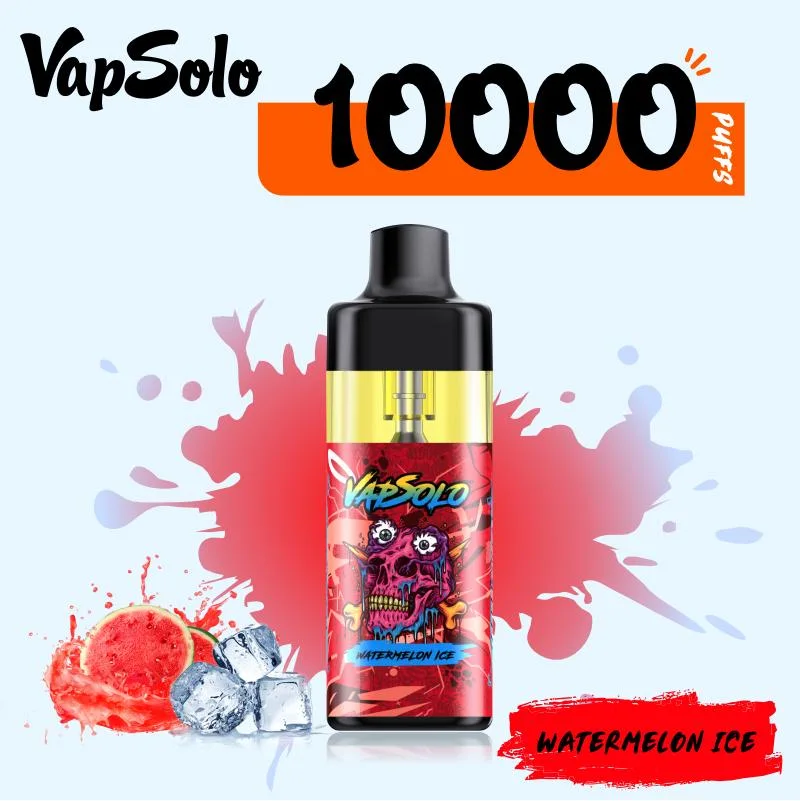 Vapsolo Refillable E Cig Puff 10000 Colored Smoke Cigarette Price Disposable/Chargeable Vape Box Randm Tornado