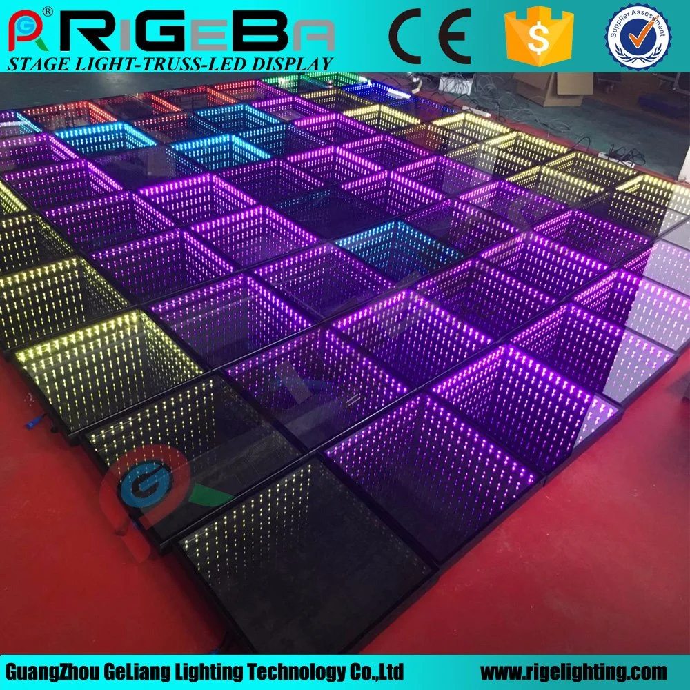 3D LED Mirror Stage Dance Floor Infinity Floor Light